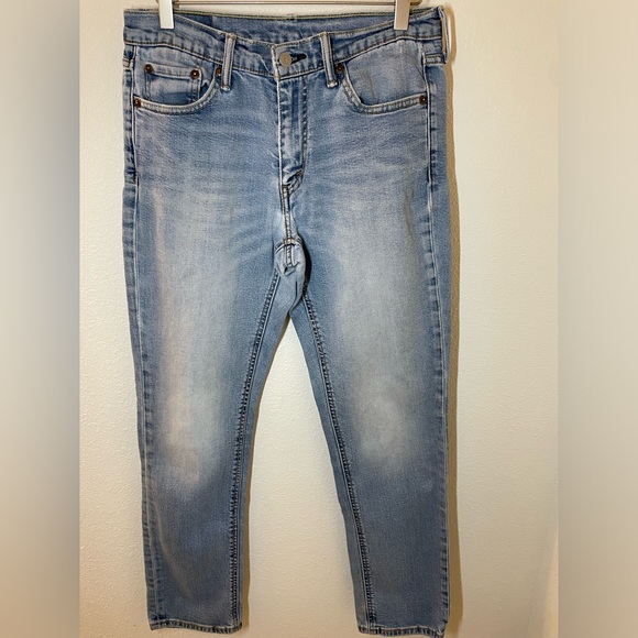 Levi’s Light Blue 541 Athletic Taper Slim Stretch Denim Jeans Men’s Size 30x32 - Picture 4 of 8